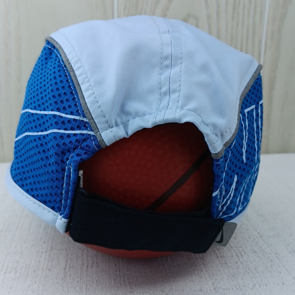 Nike AW84 5 Panel Dri-fit Cap Adult Adjustable Hat Reflective Swoosh Logo OSFM. - Picture 4 of 13
